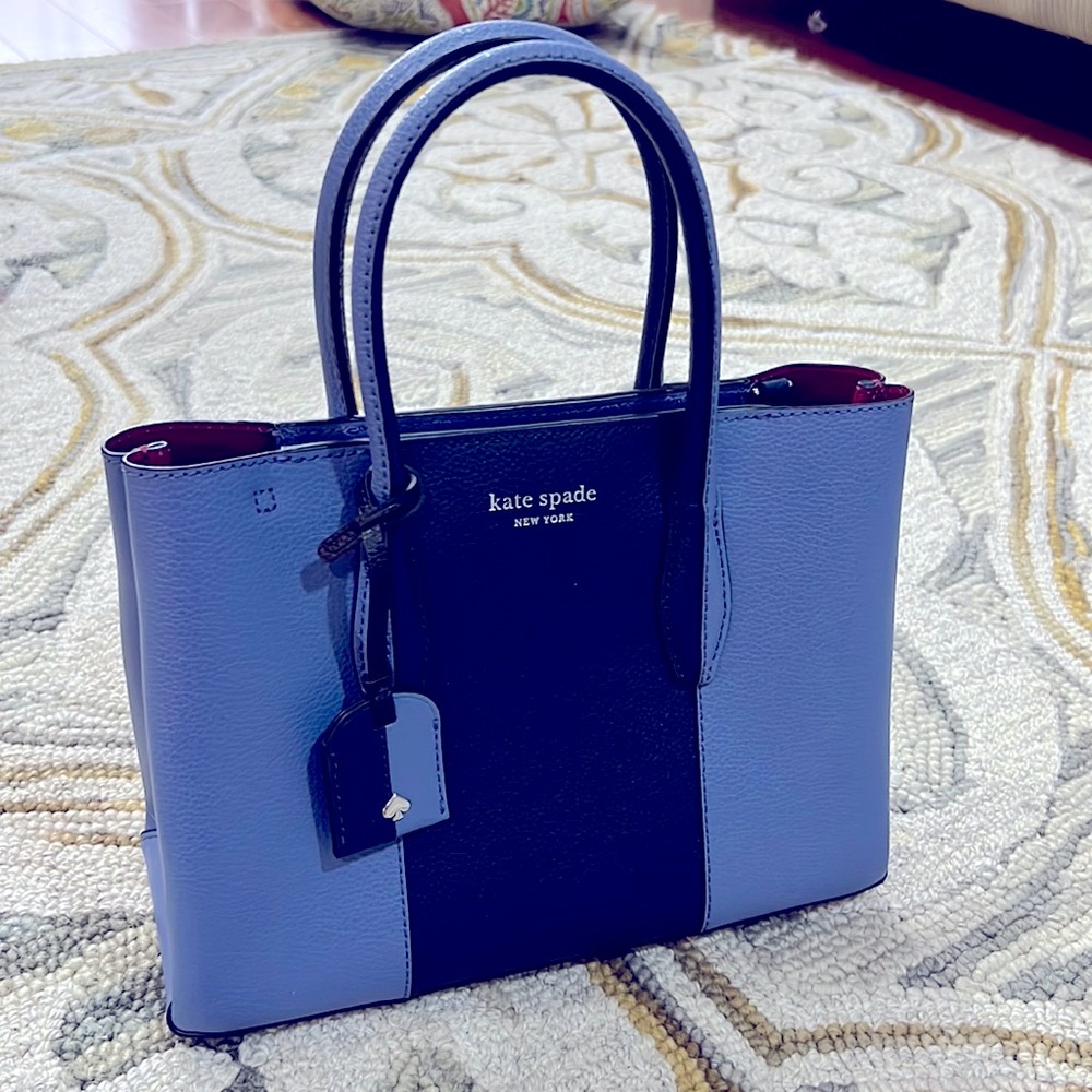 Kate Spade Two-Tone Blue Satchel